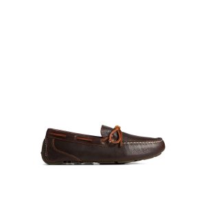 Davenport Pull Up Leather 1-Eye Driver Brown