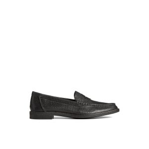 Seaport Penny Leather Loafer Black - 2