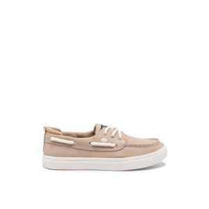 Seakwsktex Khaki Kids Boat Shoes