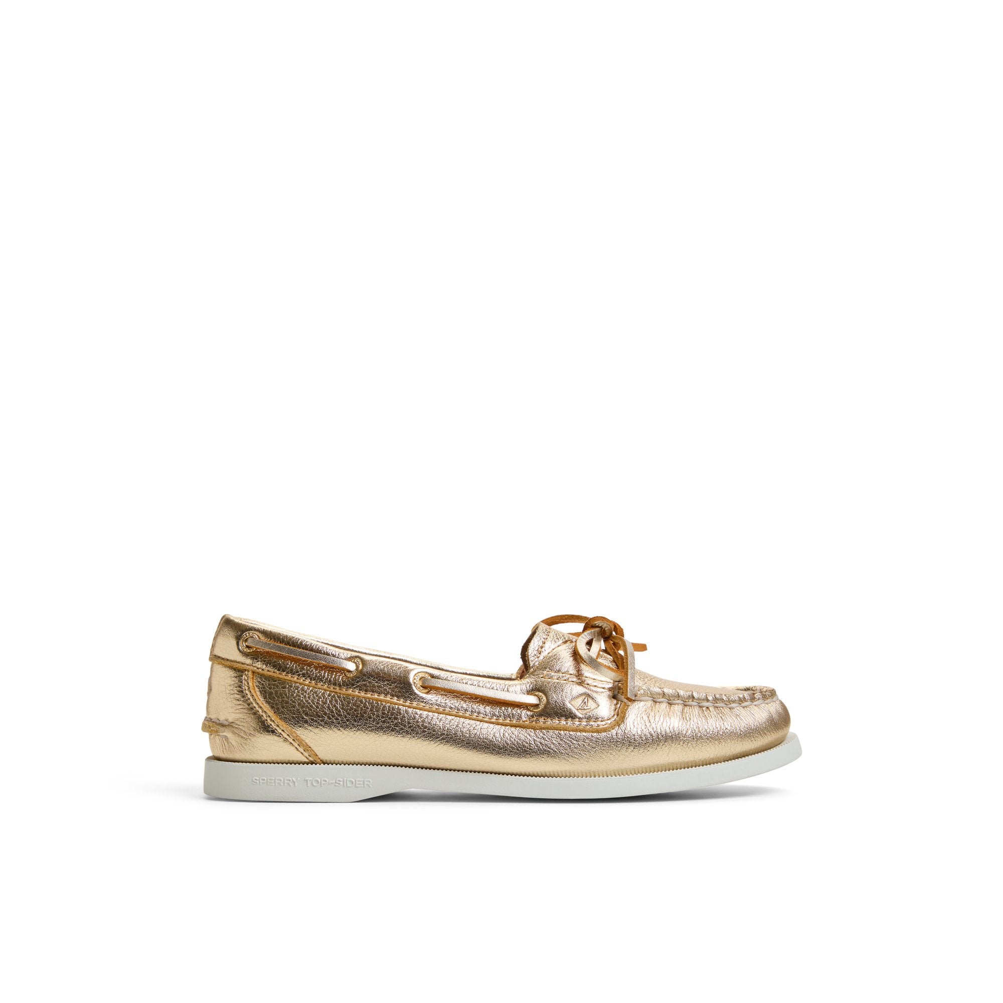 Authentic Original™ 1 Eye Boat Shoe Gold Women's Leather
