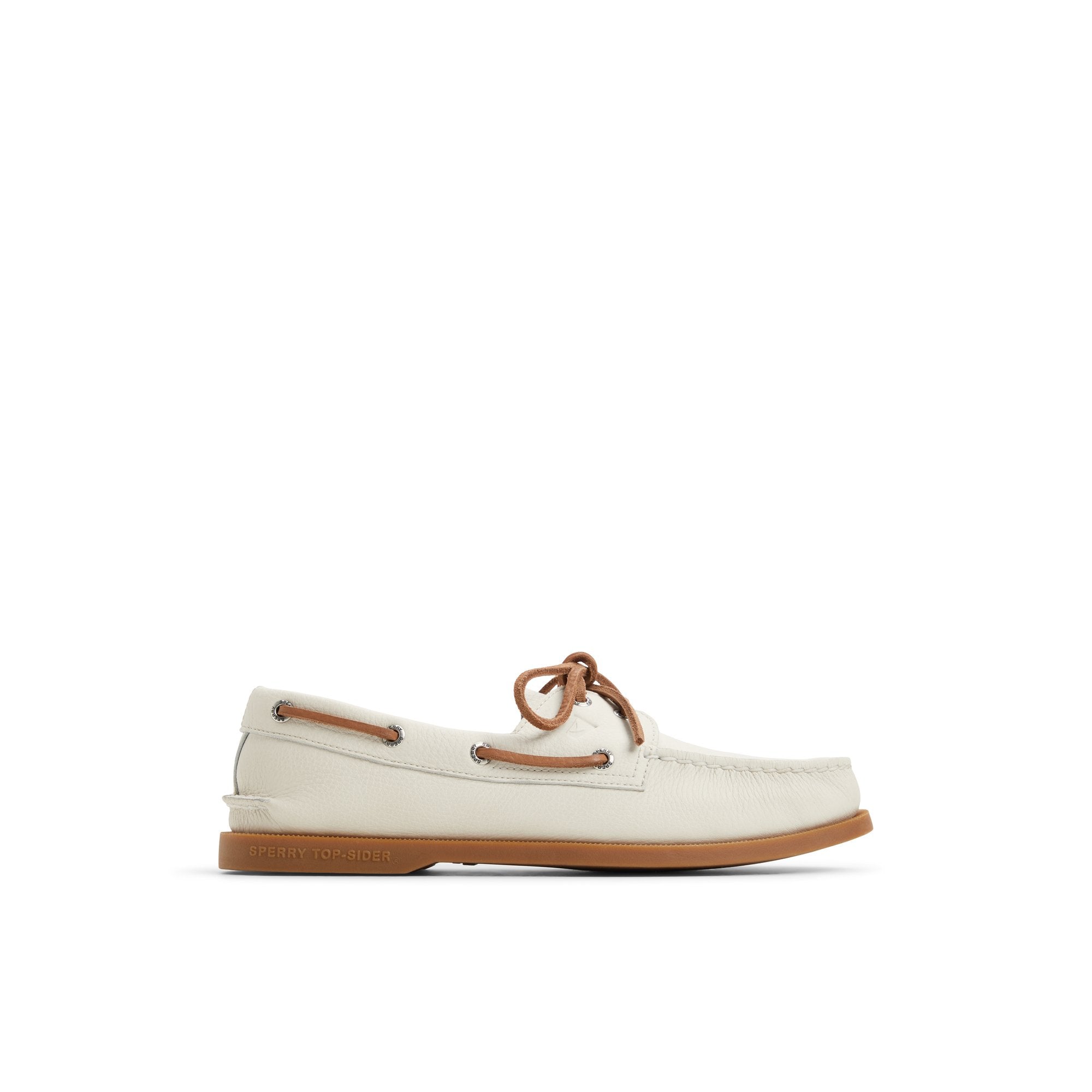 Authentic Original™ 2-Eye Boat Shoe Open White
