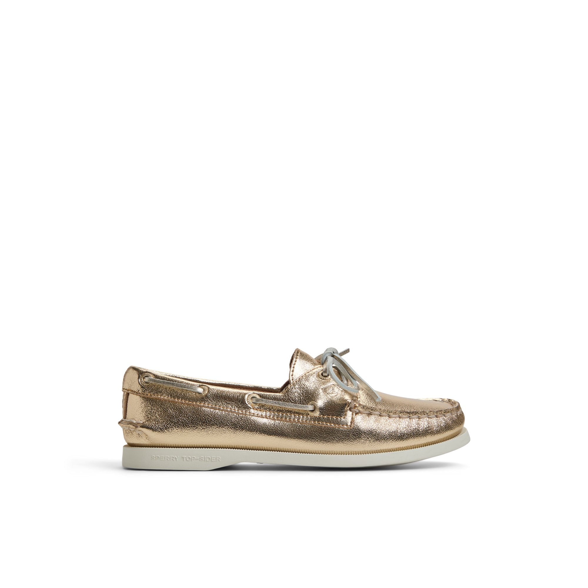 Authentic Original™ 2 Eye Boat Shoe Gold Women's Leather