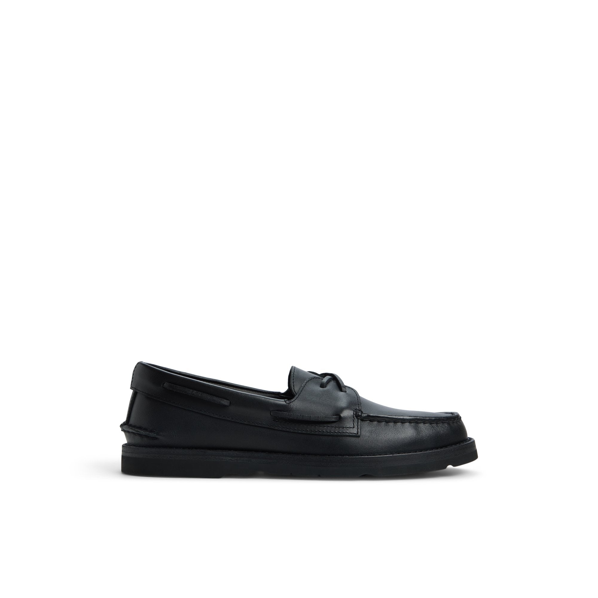 Sperry x Todd Snyder Vachetta Leather Boat Shoe Black